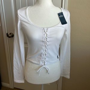 Hollister Basic Long Sleeve Baby Tee